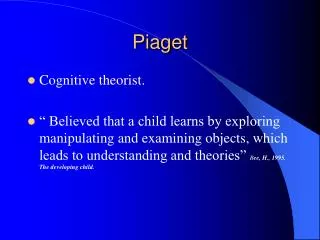 Piaget