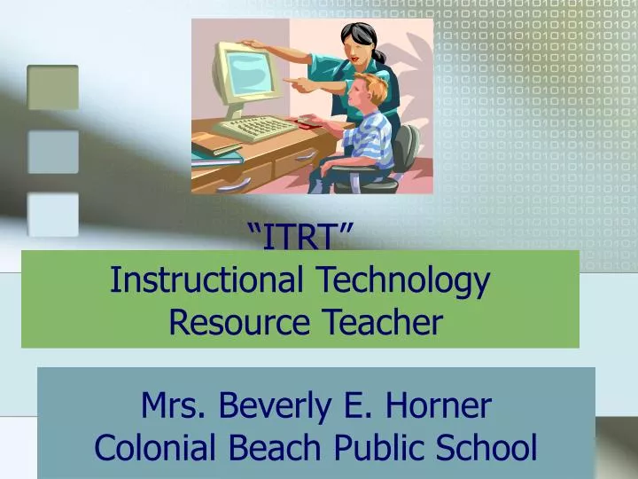 itrt instructional technology resource teacher