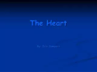 The Heart By: Erin Sawyers