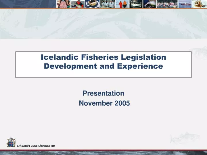 icelandic fisheries legislation development and experience