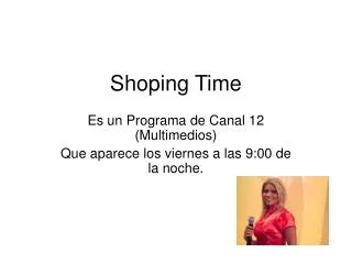 shoping time