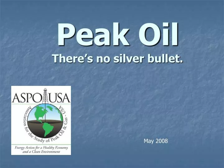 peak oil there s no silver bullet
