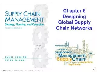 Chapter 6 Designing Global Supply Chain Networks