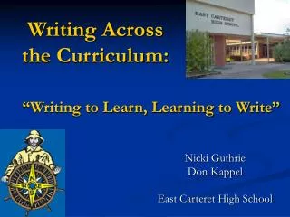 Writing Across the Curriculum: