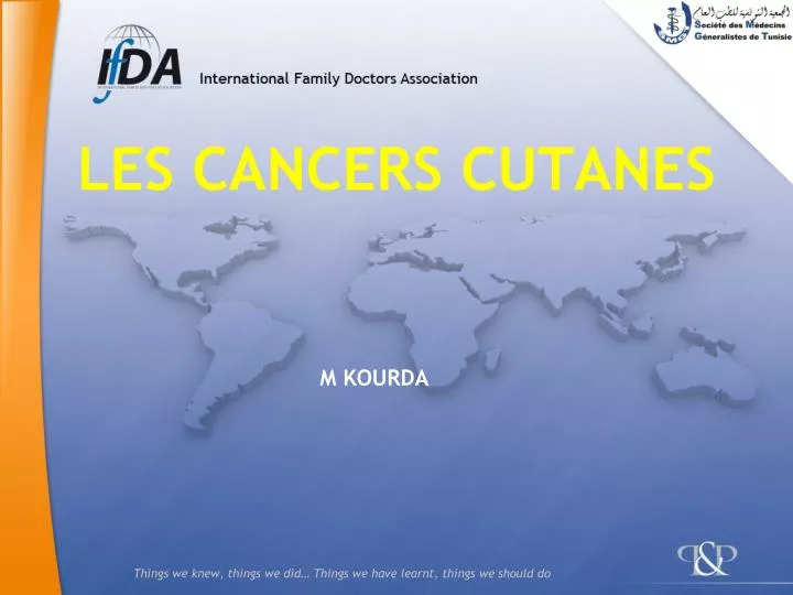 les cancers cutanes