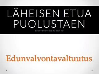 edunvalvontavaltuutus