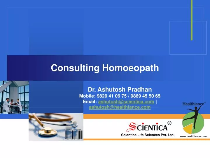consulting homoeopath