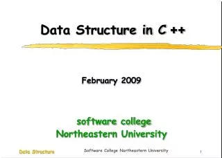 Data Structure in C ++