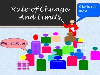 Rate of Change And Limits