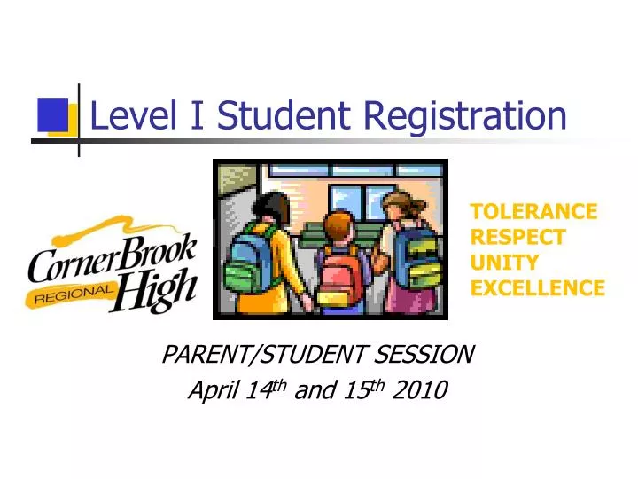 level i student registration