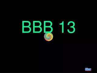 bbb 13