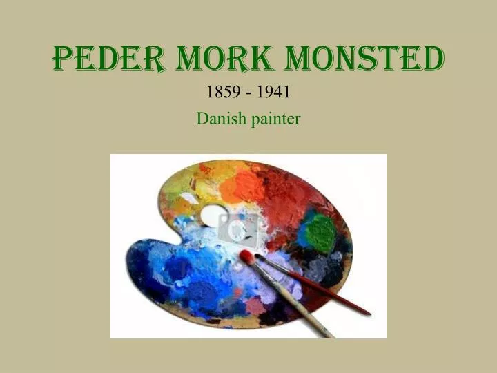 peder mork monsted 1859 1941 danish painter