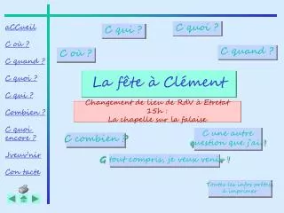 la f te cl ment