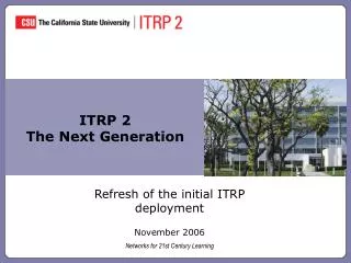 ITRP 2 The Next Generation