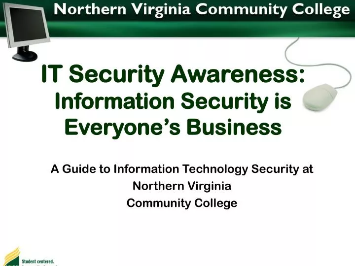 it security awareness information security is everyone s business