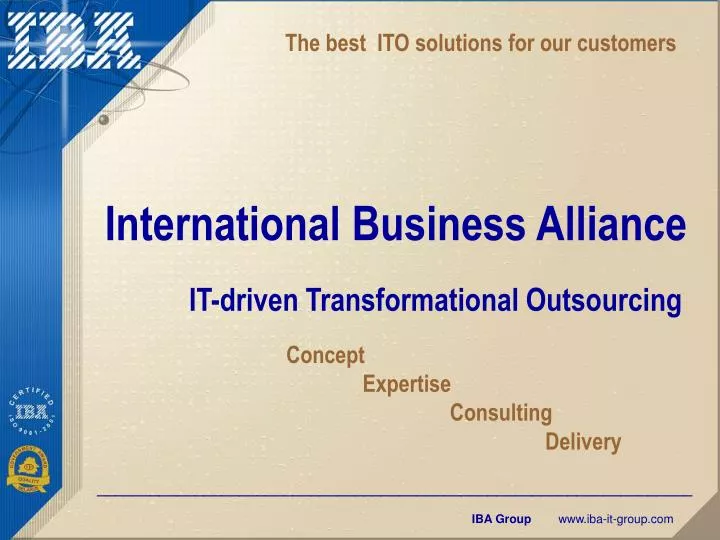 international business alliance