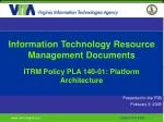 Information Technology Resource Management Documents - slide 1