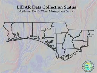 LiDAR Data Collection Status Northwest Florida Water Management District