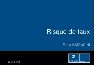 risque de taux