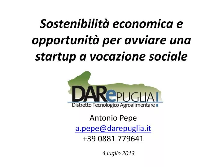 sostenibilit economica e opportunit per avviare una startup a vocazione sociale