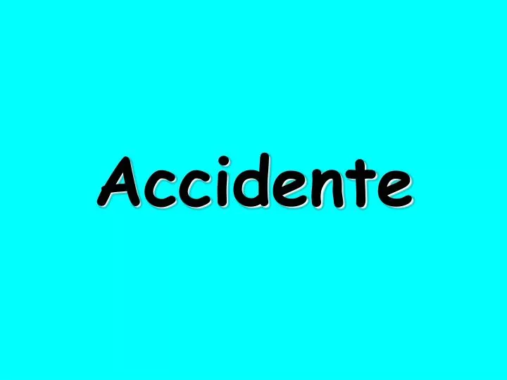 accidente