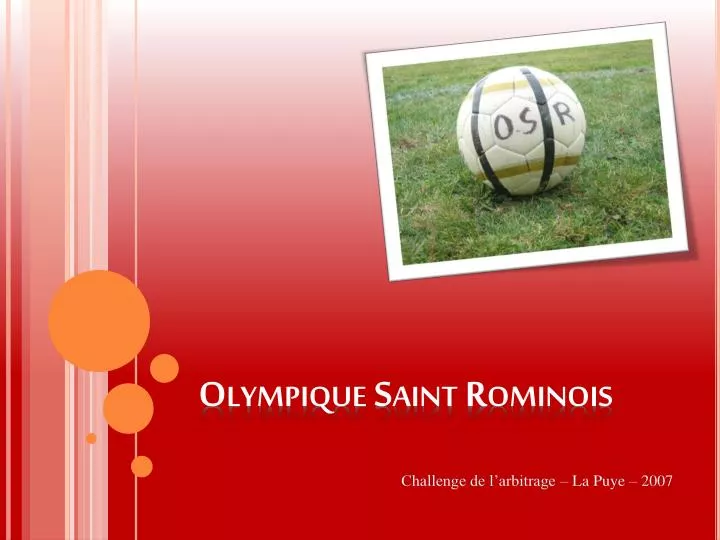 olympique saint rominois