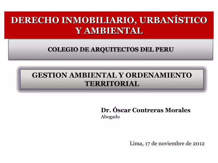 derecho inmobiliario urban stico y ambiental