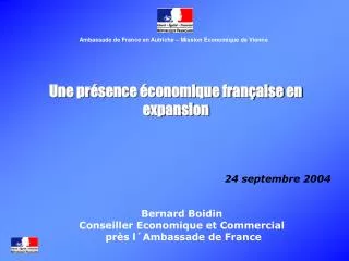 une pr sence conomique fran aise en expansion