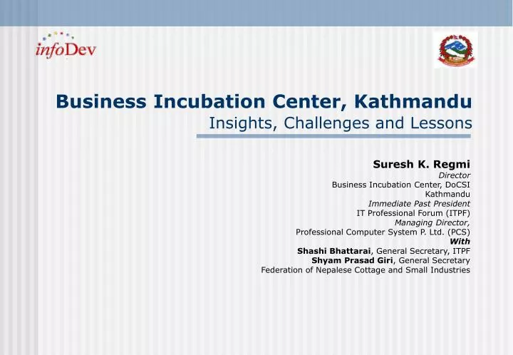 business incubation center kathmandu insights challenges and lessons