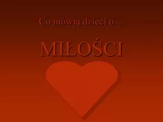 co m wi dzieci o