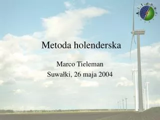 metoda holenderska