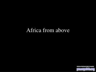 africa from above