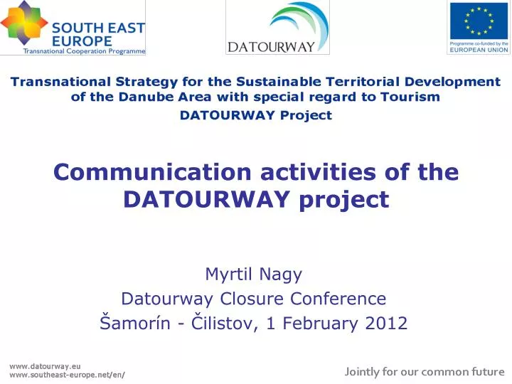 communication activities of the datourway project