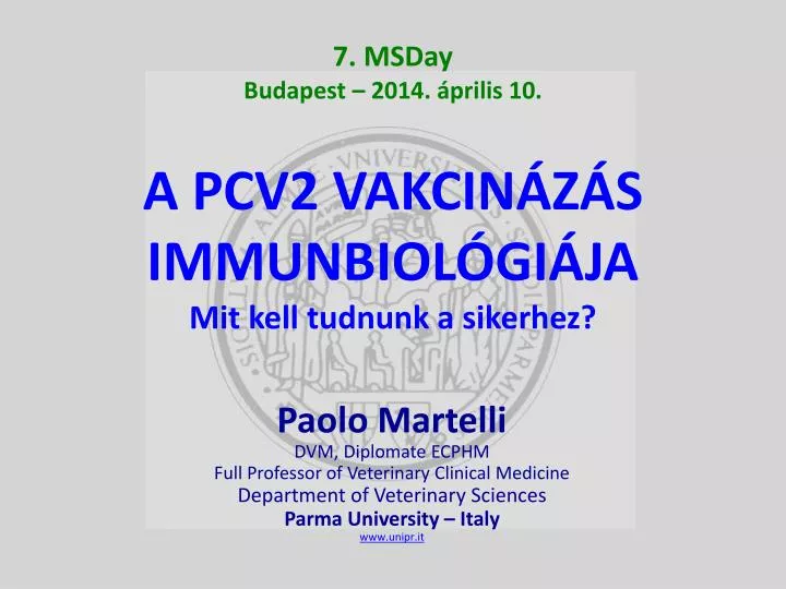 a pcv2 va k cin z s immunbiol gi ja mit kell tudnunk a sikerhez