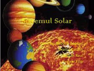 sistemul solar