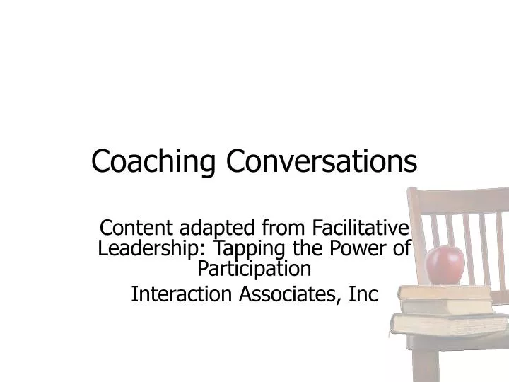 coaching conversations