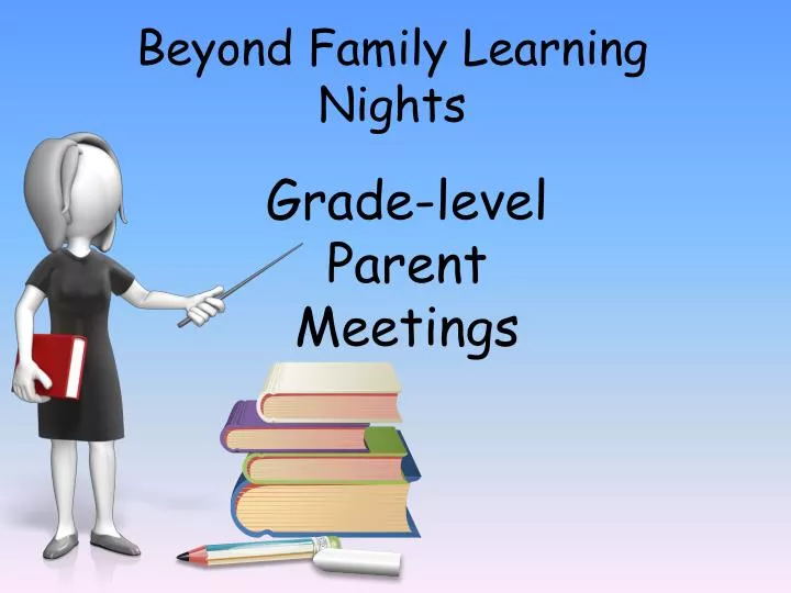 beyond family learning nights