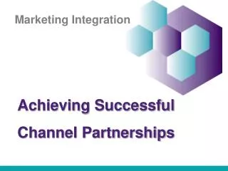 Achieving Successful Channel Partnerships