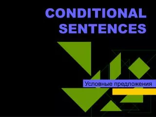 conditional sentences
