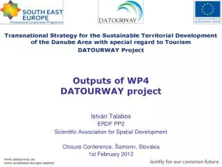 Outputs of WP4 DATOURWAY project