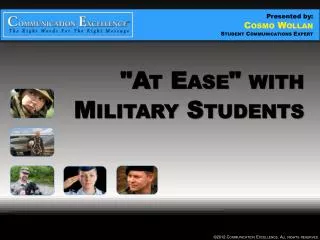 &quot;At Ease&quot; with Military Students