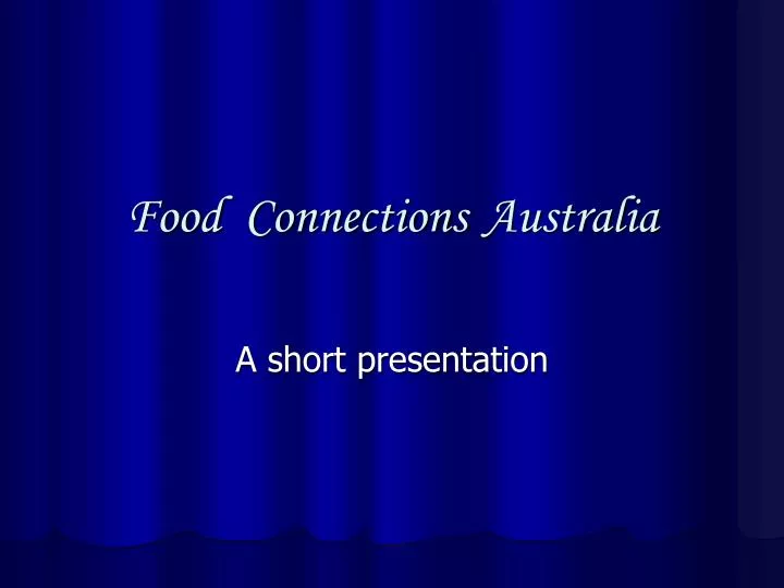 food connections australia