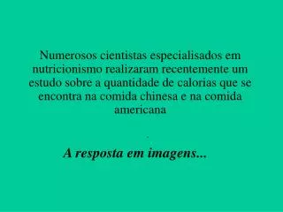 a resposta em imagens