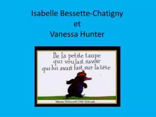 isabelle bessette chatigny et vanessa hunter