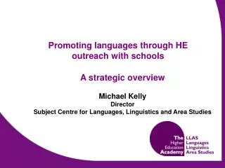 Promoting languages through HE outreach with schools