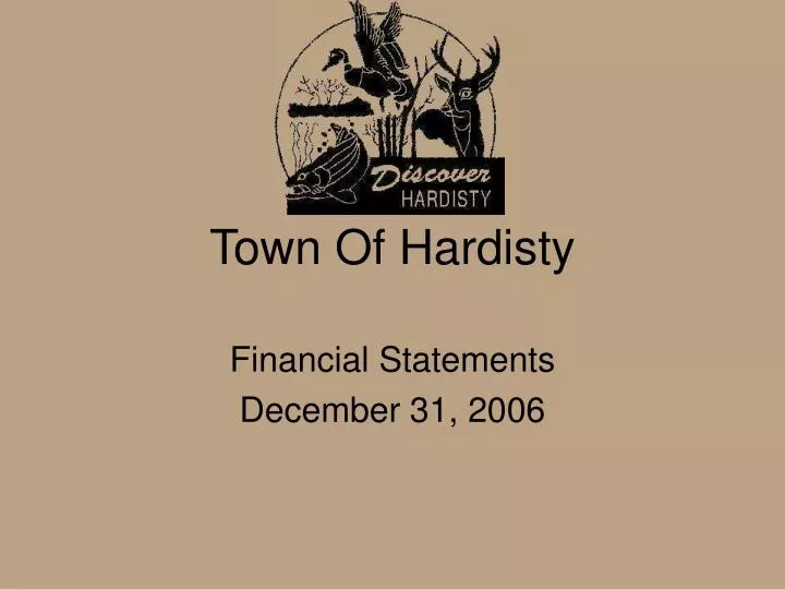 town of hardisty