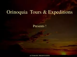 Orinoquia Tours &amp; Expeditions