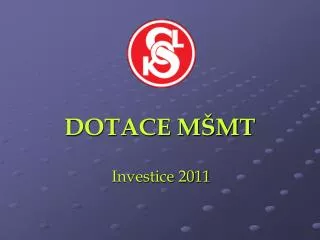 dotace m mt