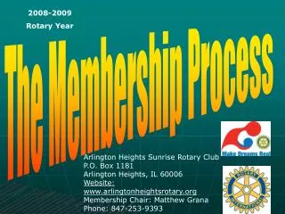 The Membership Process
