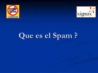 que es el spam